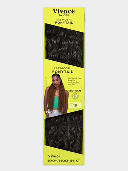 SAEMOSHI PONYTAIL DEEP WAVE 28"