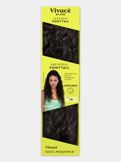 SAEMOSHI PONYTAIL LOOSE WAVE 27"