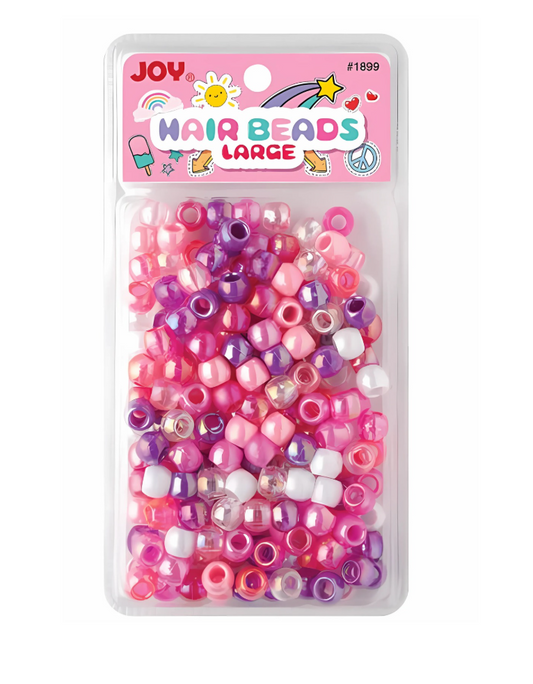 JOY BEADS PINK ASST IRIDESCENT PINK