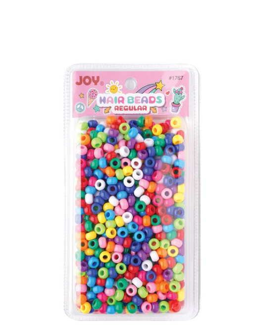 JOY ROUND BEADS RAINBOW  REGULAR SIZE LARGE PACKAGE ASST