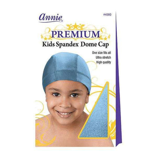 ANNIE PREMIUM KID SPANDEX DOME CAP ASST COLOR