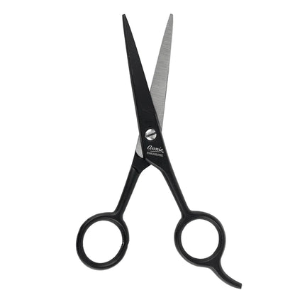 ANNIE STAINLESS STEEL STRAIGHT SHEARS 5.5" MATTE BLACK