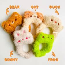 PASTEL ANIMAL SCRUNCHIES