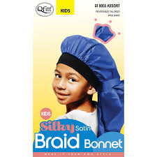 Qfitt Kids Silky Braid Bonnet Assorted - Single