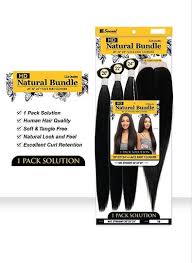 SENSUAL HD NATURAL BUNDLE STRAIGHT W/ CLOSURE