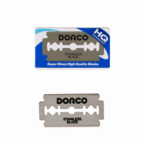 DORCO DOUBLE EDGE STAINLESS BLADE 10PK BLUE #ST300/D211