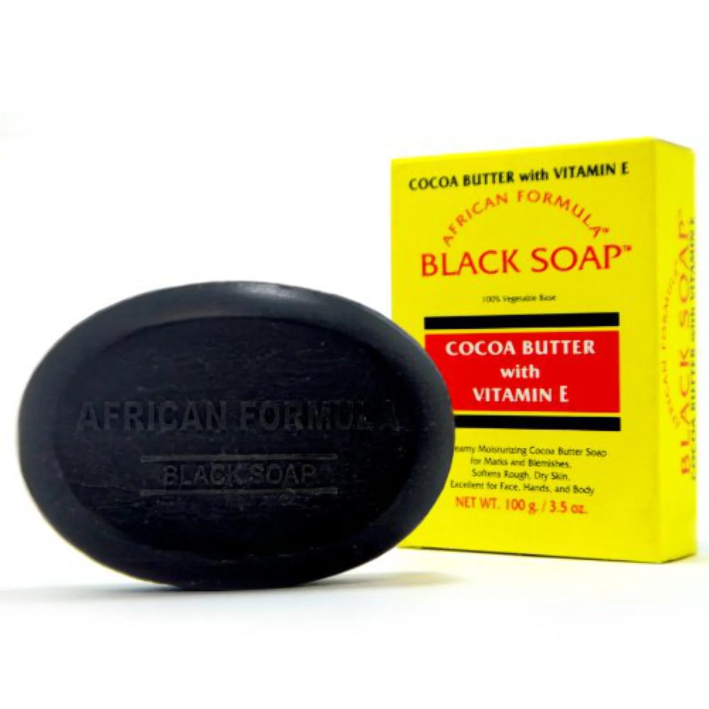 AFRICAN FORMULA BLACK SOAP COCOA BUTTER 3.5OZ