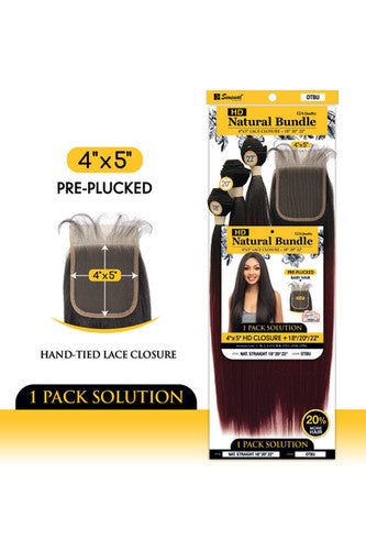 SENSUAL HD NATURAL BUNDLE STRAIGHT W/ CLOSURE