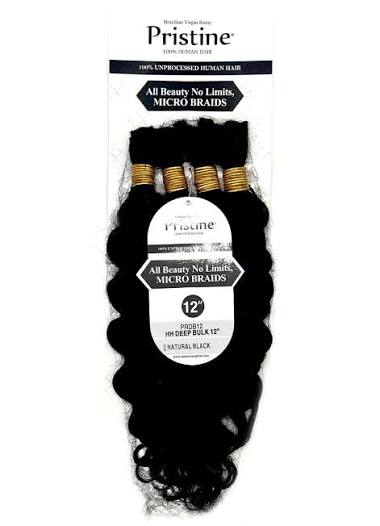 Mane Concept Pristine Human Hair Deep Bulk 12"