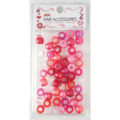 JOY ROUND BEADS LARGE SIZE SMALL PACKAGE ASSORTED PINK