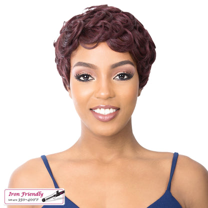 IT'S A WIG! SYNTHETIC FULL WIG PIN CURL 201