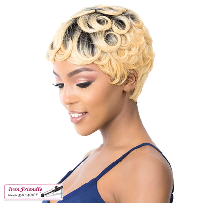 IT'S A WIG! SYNTHETIC FULL WIG PIN CURL 201