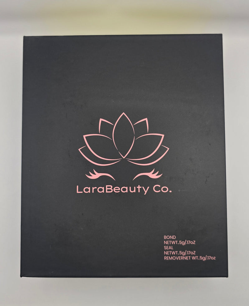 LaraBeauty Co. DIY Lash Clusters Kit |Black Box| Bond, Seal & Remover Included