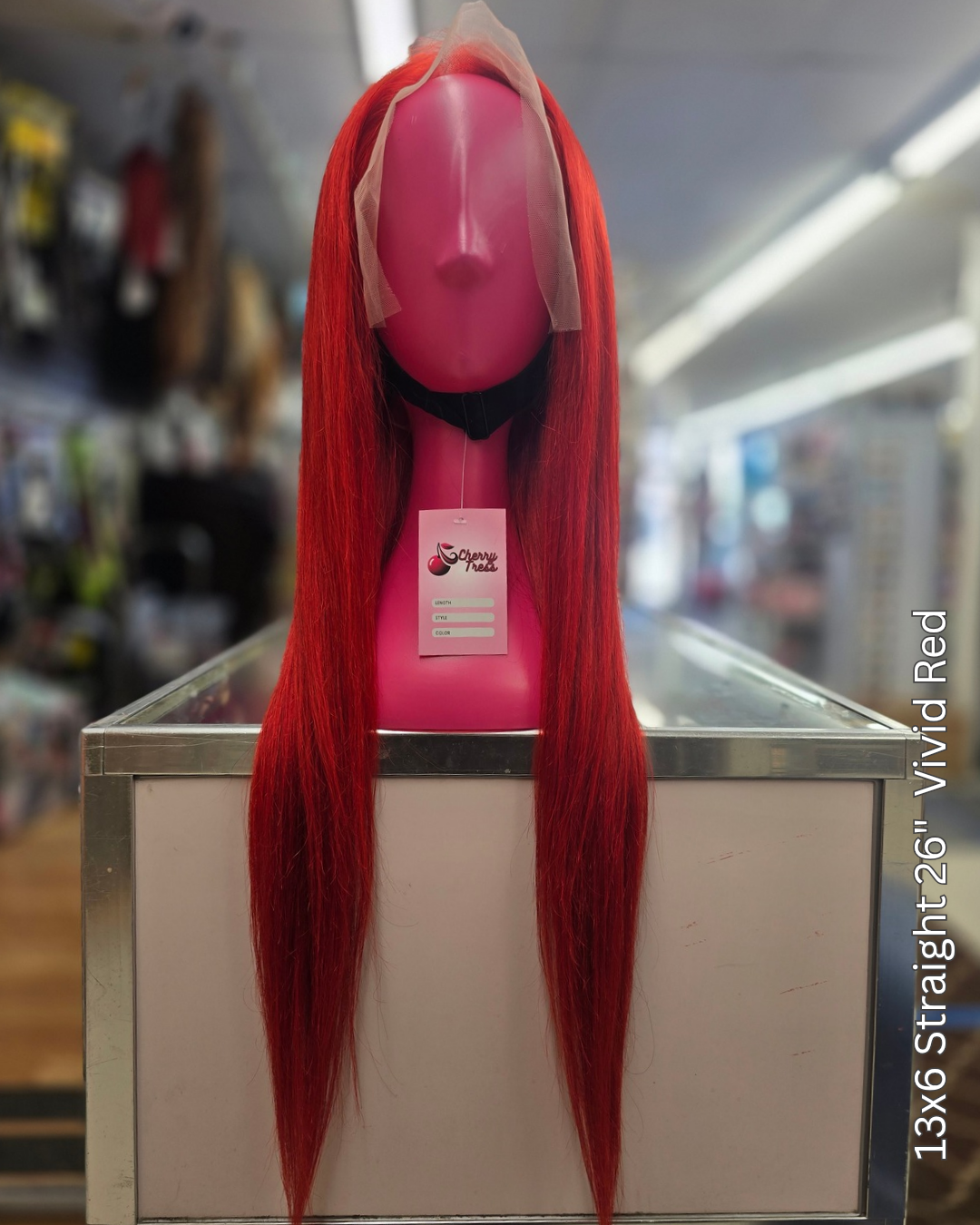 CherryTress 13x6 Straight Human Hair Wig | 180% Density | Transparent Lace