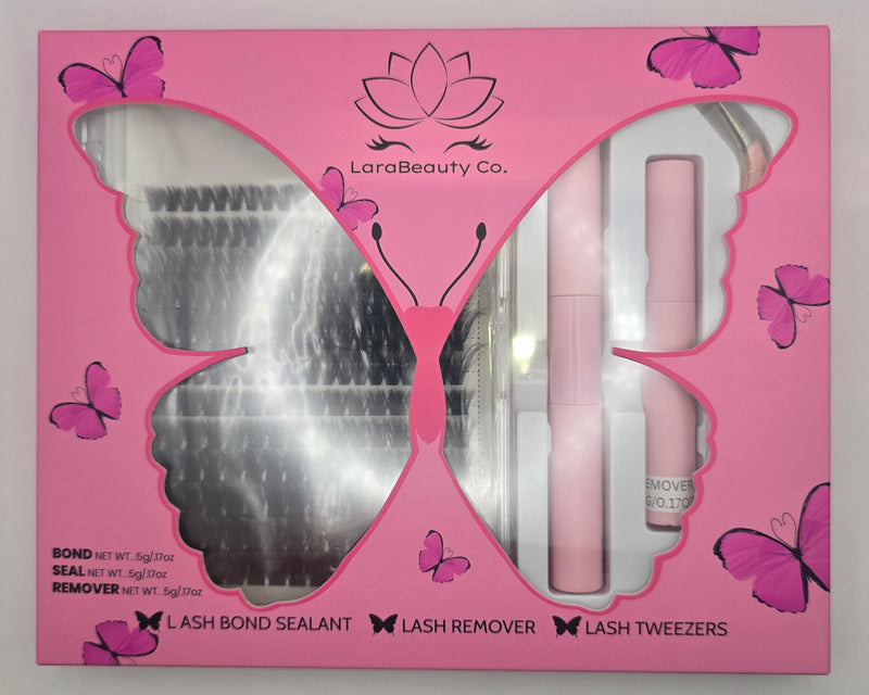 LaraBeauty Co. Cluster Lashes Butterfly Pack