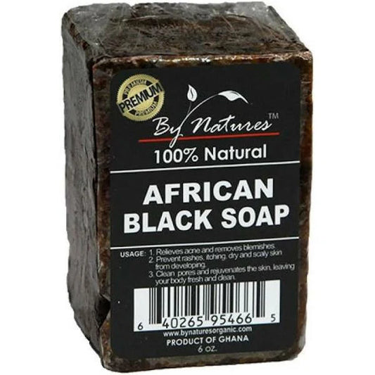 BY NATURES AFRICAN BLACK SOAP 6.5 OZ
