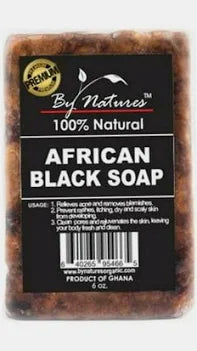 BY NATURES AFRICAN BLACK SOAP 3.5OZ